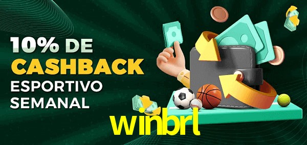 10% de bônus de cashback na winbrl